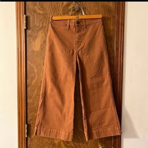 Madewell Emmett wide leg crop pants size 26P